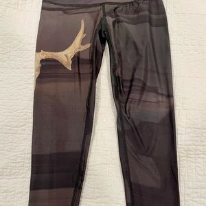 Skull print leggings